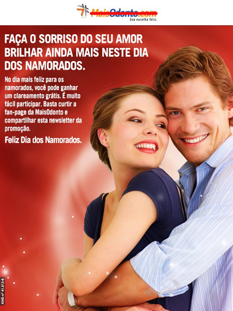 Clareamento Dental Grátis Dia dos Namorados
