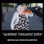 Quebrei tomando sopa…