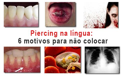 piercing na língua